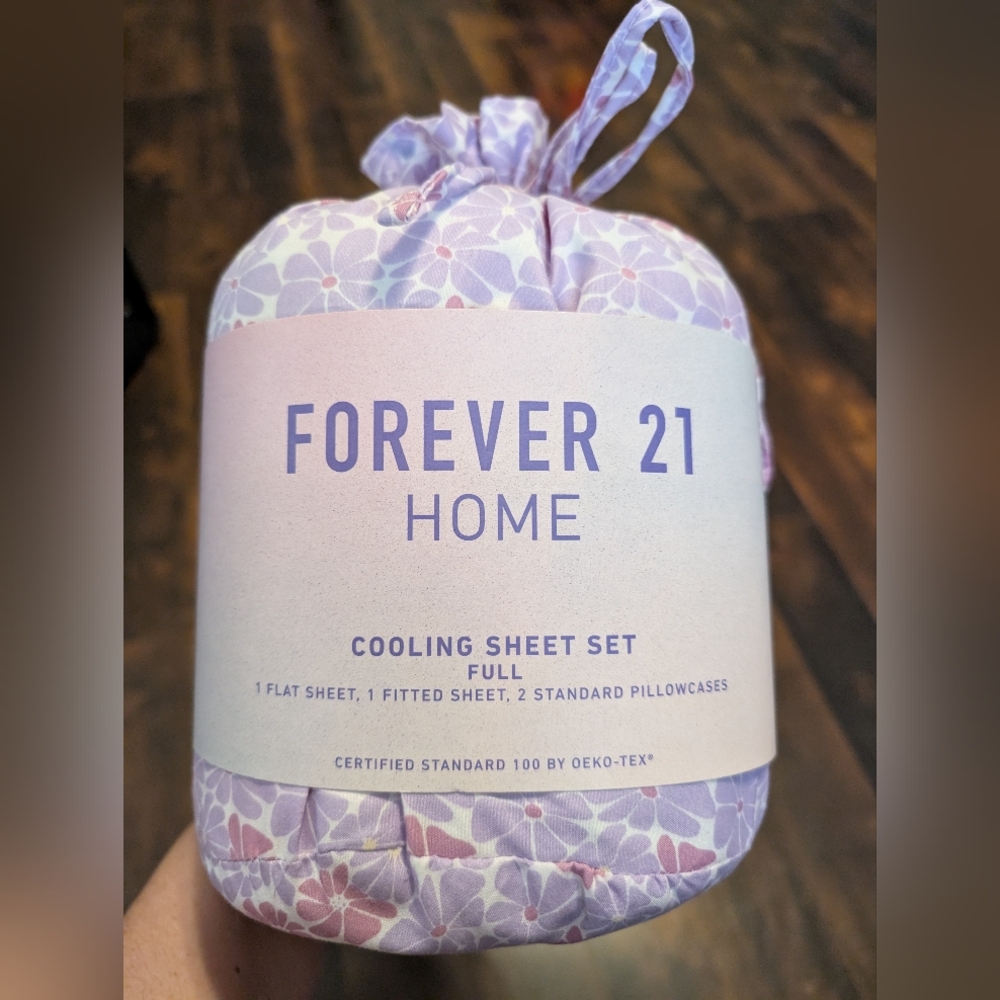 Forever 21 Home Purple Cooling Sheet Set